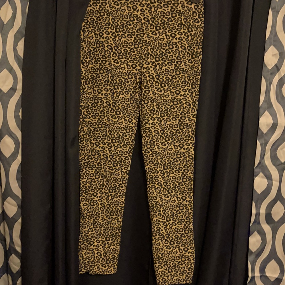 Leopard print pants